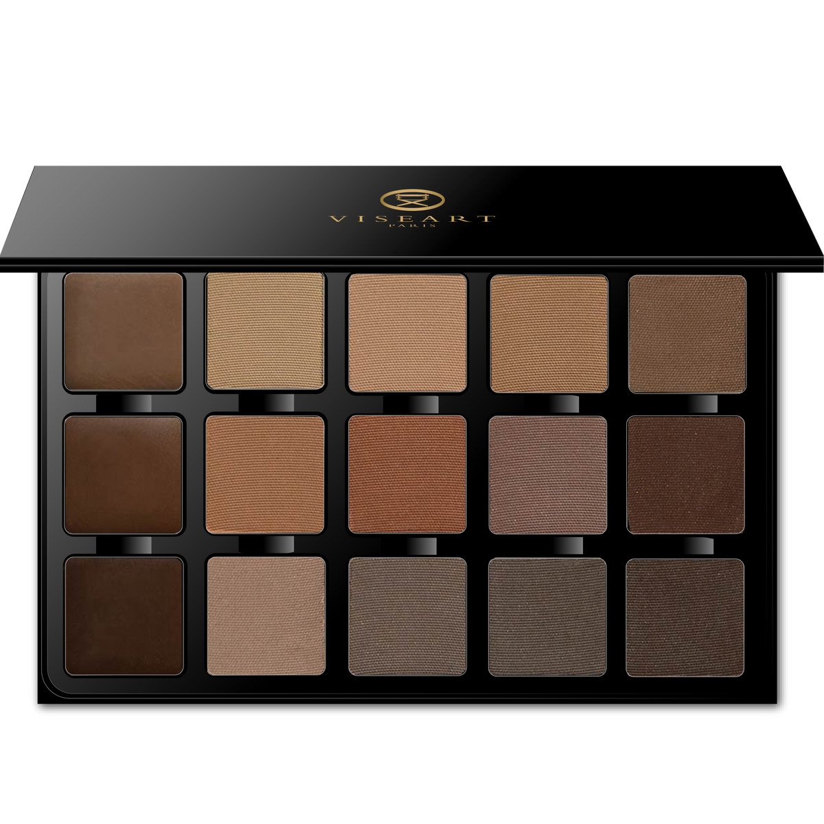 VISEPRO™ 15-PAN STRUCTURE BROW, SHADOW, HAIRLINE & CONTOUR PALETTE